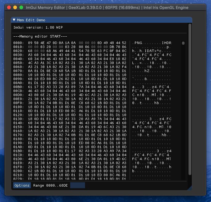 GeeXLab - ImGui file browser