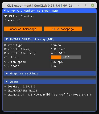 Linux GPU monitoring with DRM demo - GeForce GTX 960