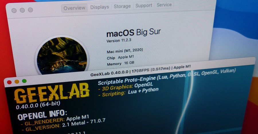 GeeXLab on macOS Big Sur