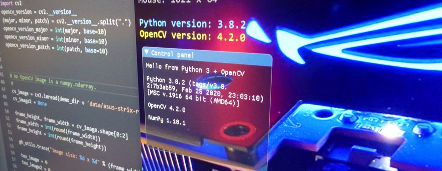 GeeXLab - Python 3 - How to load and image with OpenCV