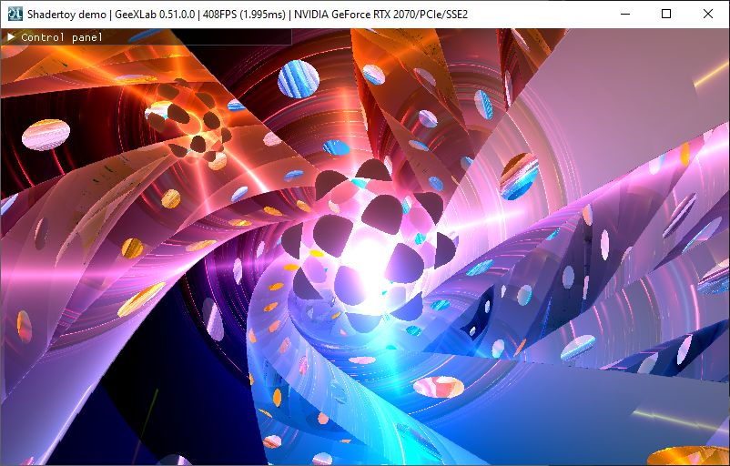 Shadertoy demopack for GeeXLab