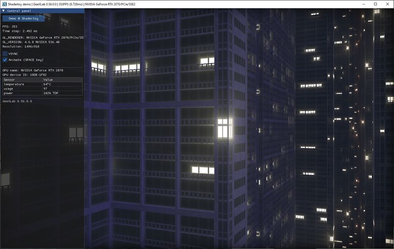 Shadertoy demopack for GeeXLab