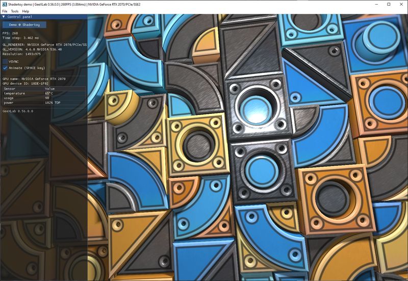 Shadertoy demopack for GeeXLab