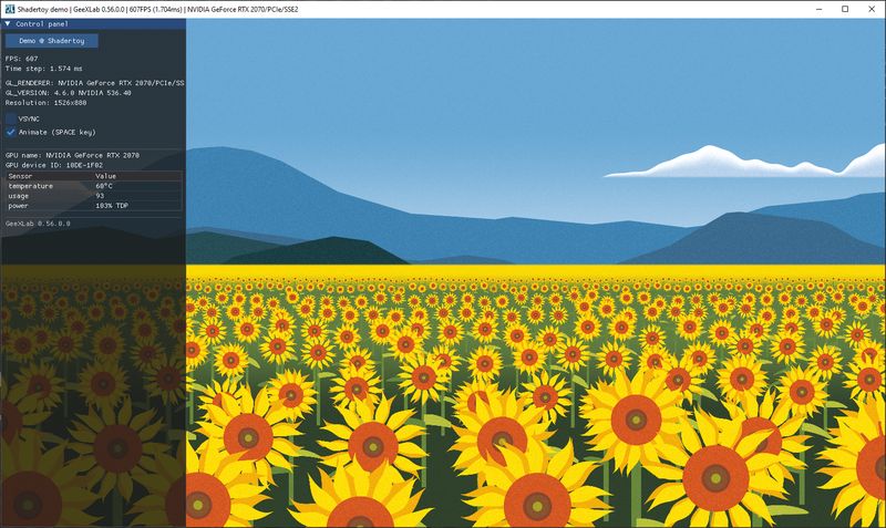 Shadertoy demopack for GeeXLab