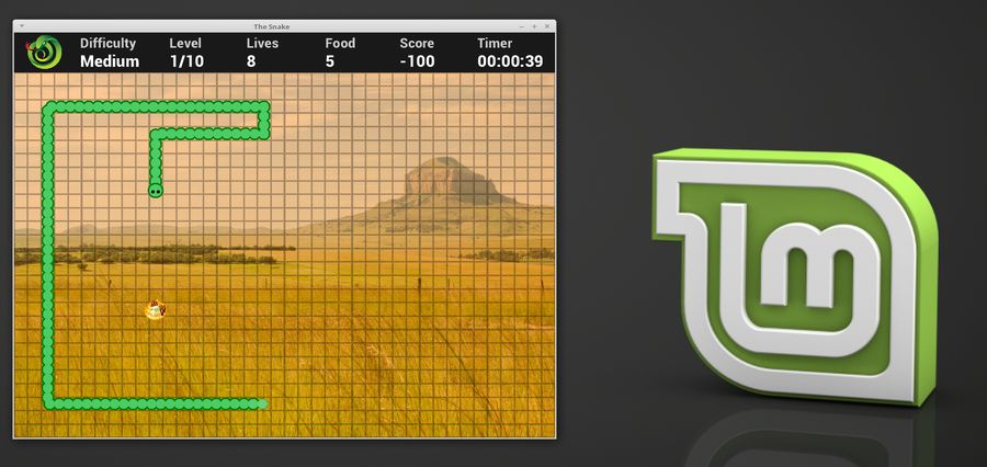 Snake game - Linux