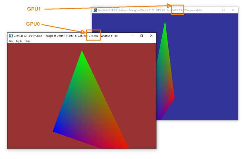 Vulkan multi-GPU demo