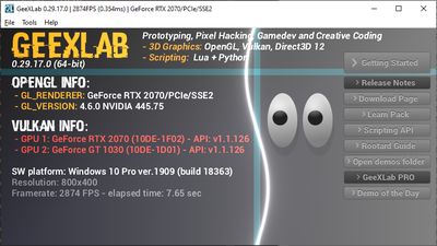 GeeXLab screenshot