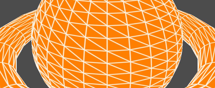 GeeXLab - 3D demo - Wireframe shader OpenGL