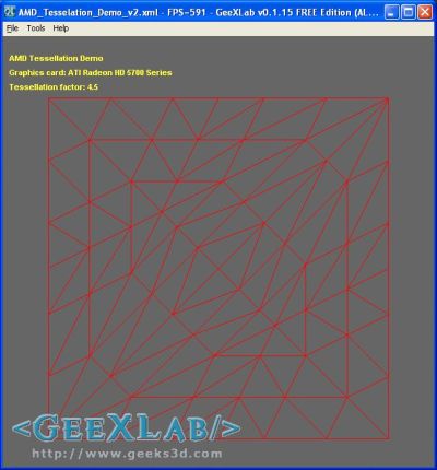 AMD Tessellation Demo OpenGL - GeeXLab