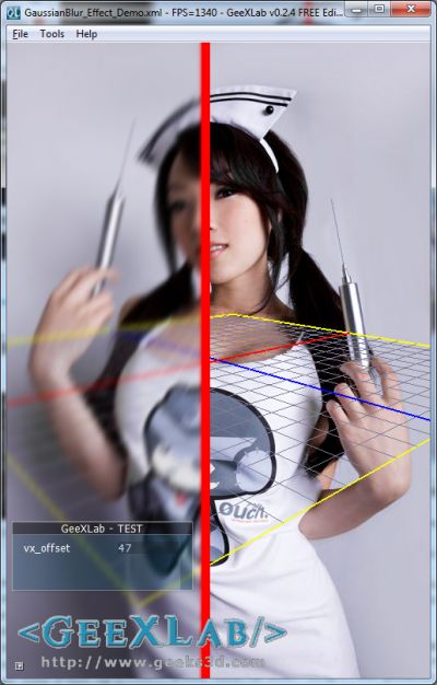 GLSL Shader library effect
