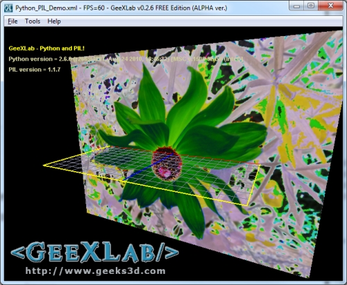 GeeXLab, Python, PIL