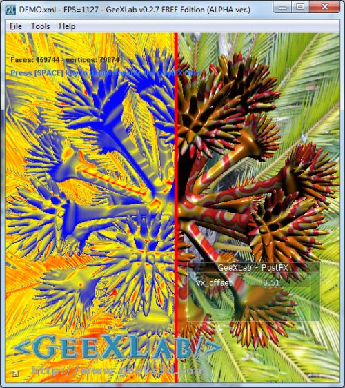 GLSL Shader library effect