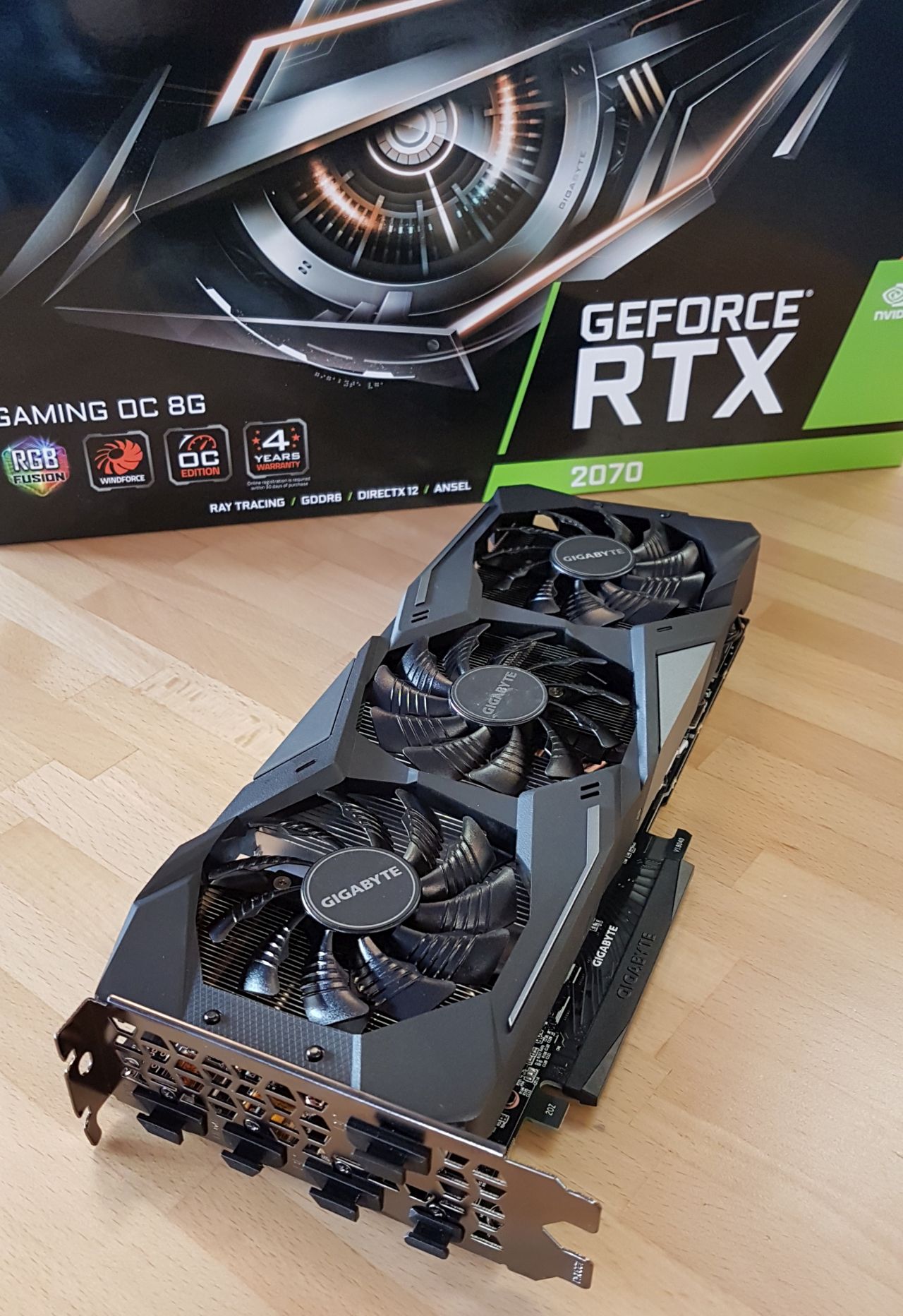 GIGABYTE GeForce RTX 2070 Gaming OC 8GB GDDR6