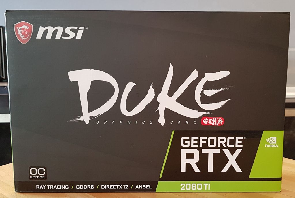 MSI GeForce RTX 2080 Ti Duke 11GB GDDR6 OC