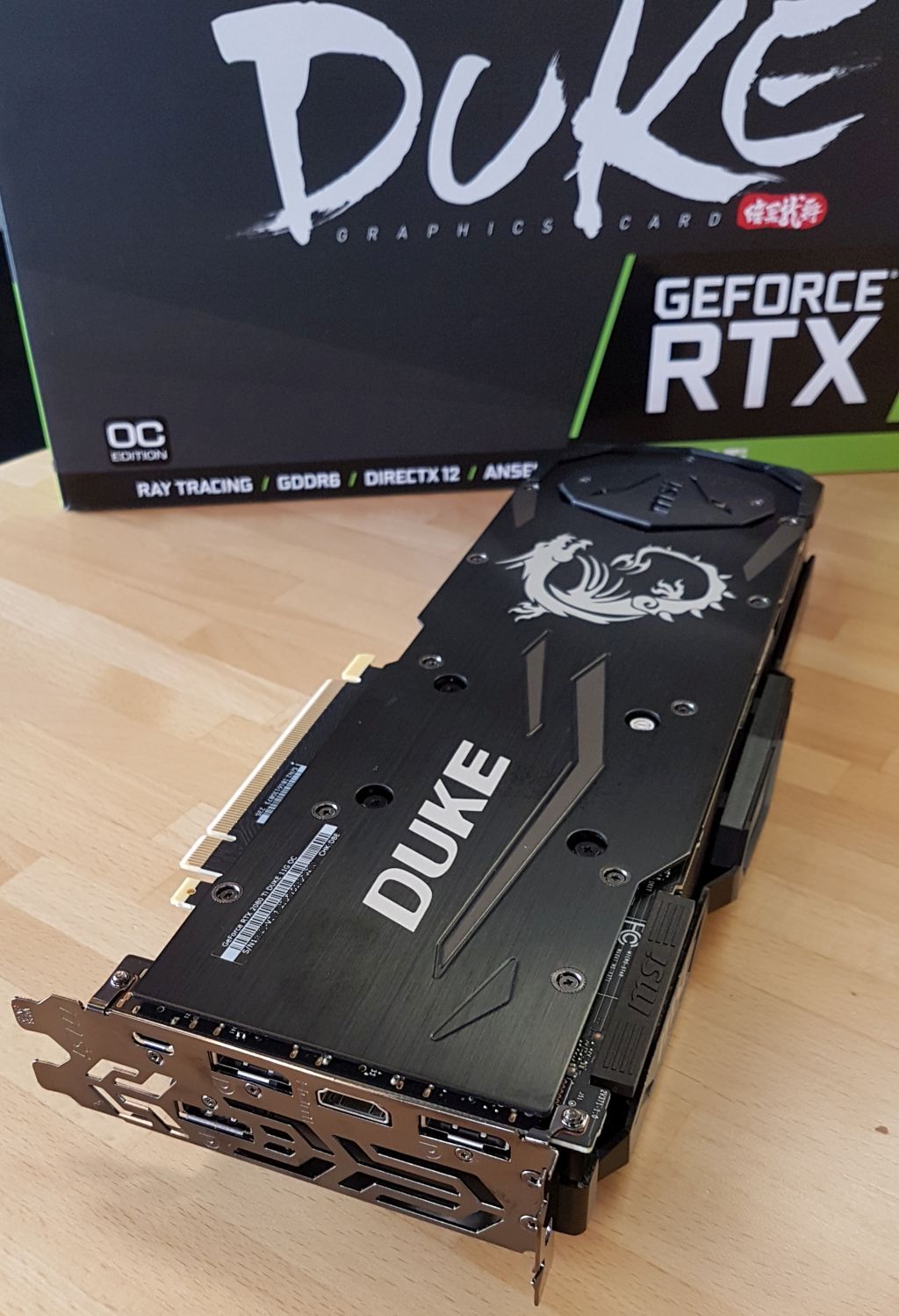 MSI GeForce RTX 2080 Ti Duke 11GB GDDR6 OC