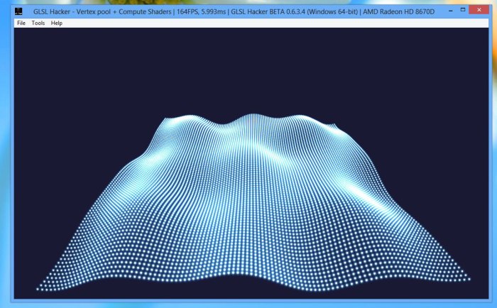 AMD A10-6800K, GLSL Hacker OpenGL compute shader demo