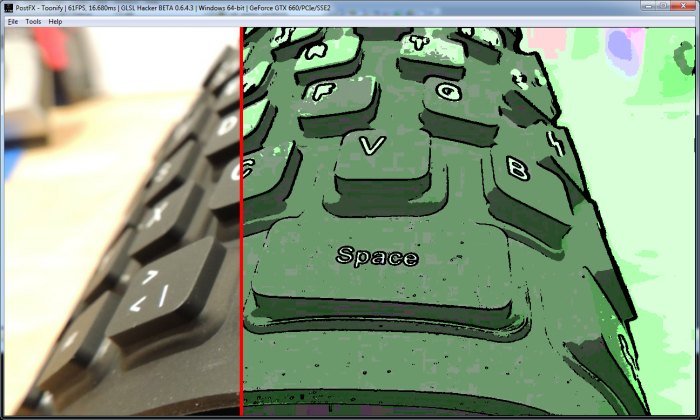 GLSL Shader library effect