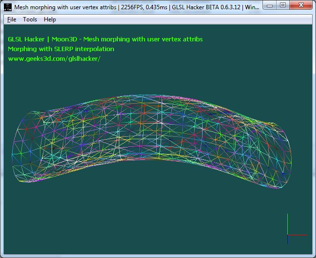 (GLSL) Simple Morph Target Animation with Generic Vertex Attributes