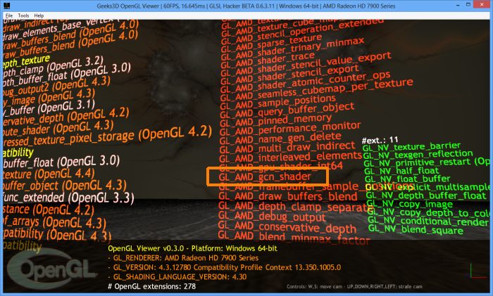 GLSL Hacker, AMD Catalyst 14.1, OPenGL Viewer