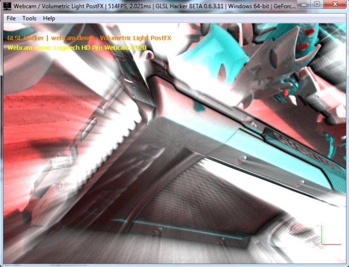 GLSL Hacker, volumetric light post processing filter, GeForce GTX 780