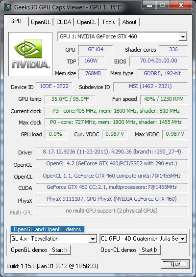 GPU Caps Viewer 1.15.0