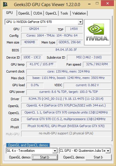 MSI GeForce GTX 970 4GD5T OC