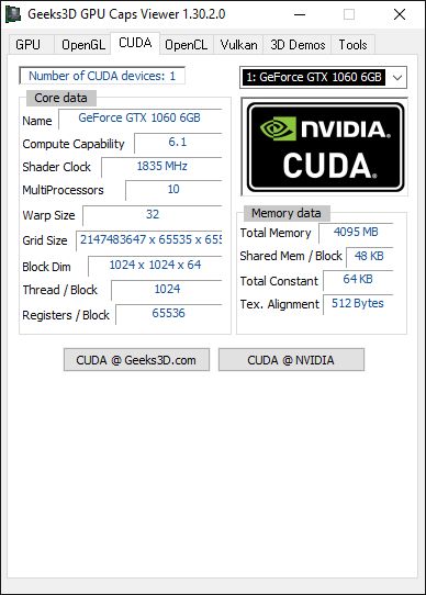 EVGA GeForce GTX 1060 Superclocked