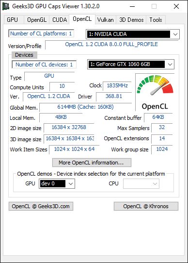 EVGA GeForce GTX 1060 Superclocked