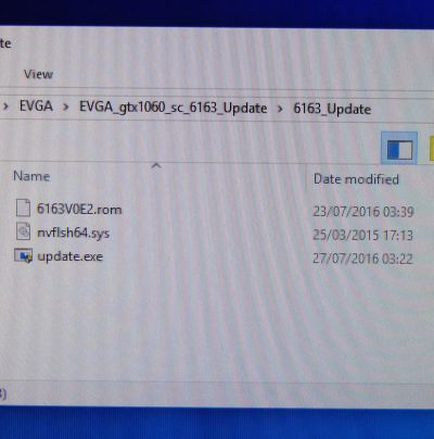 EVGA GTX 1060 SC - VGA bios