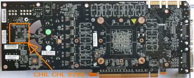 GTX 480 PCB back