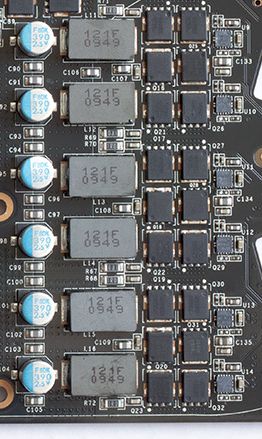 GTX 480 VRM detail