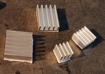 Heat sinks for the Raspberry Pi 4 