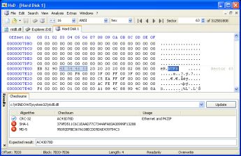 HxD - Hex Editor and Disk Editor screenshot