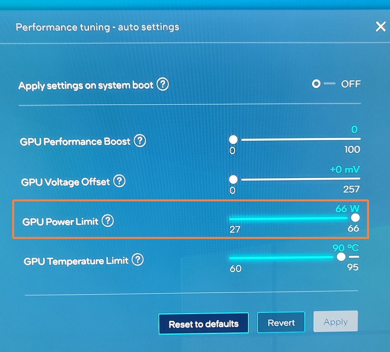 GpuMagick - FurMark Vulkan stress test - Intel Arc A380 GPU