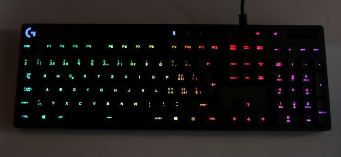 Logitech G810 Orion Spectrum gaming keyboard