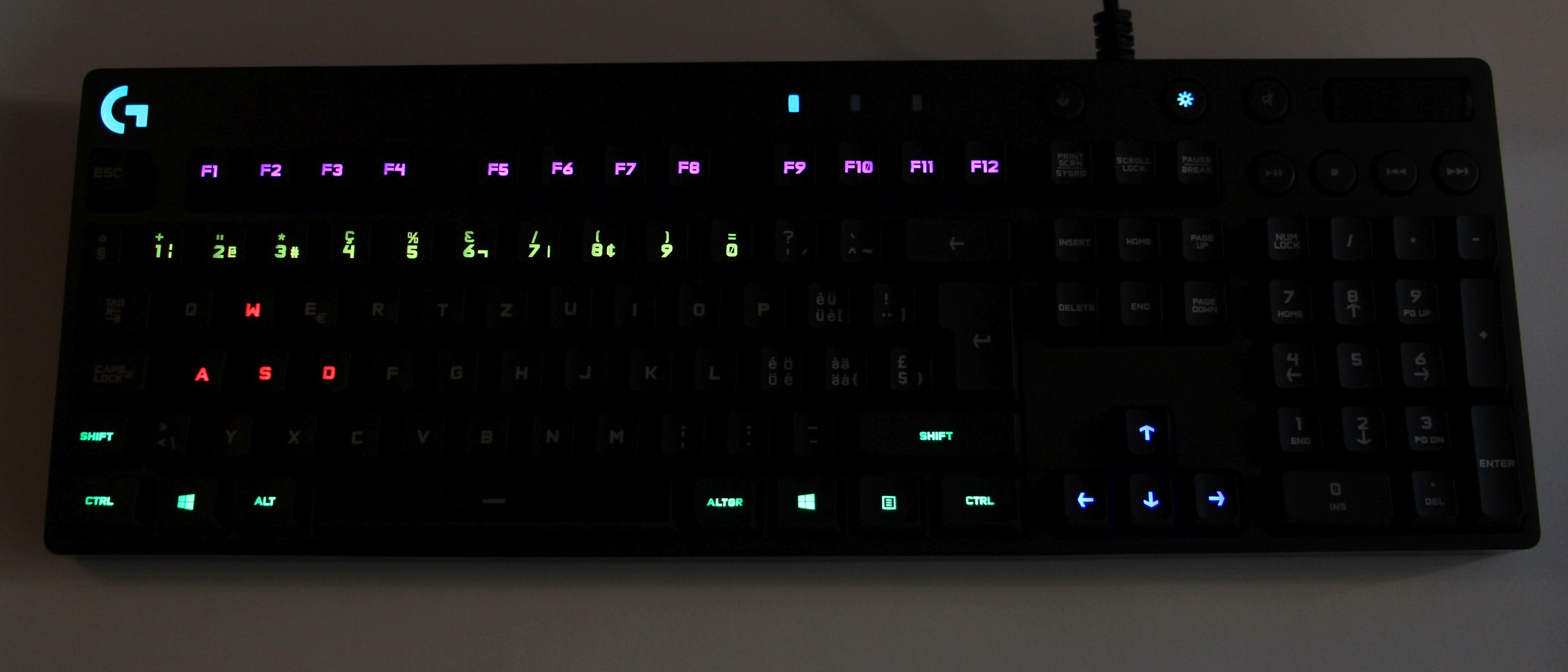Logitech G810 Orion Spectrum gaming keyboard