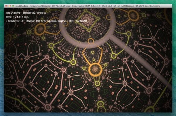 MadShaders, best GLSL pixel shaders over the Web for Windows, Linux and Mac OS X