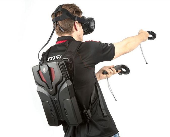 MSI VR One - a gaming PC in a backpack