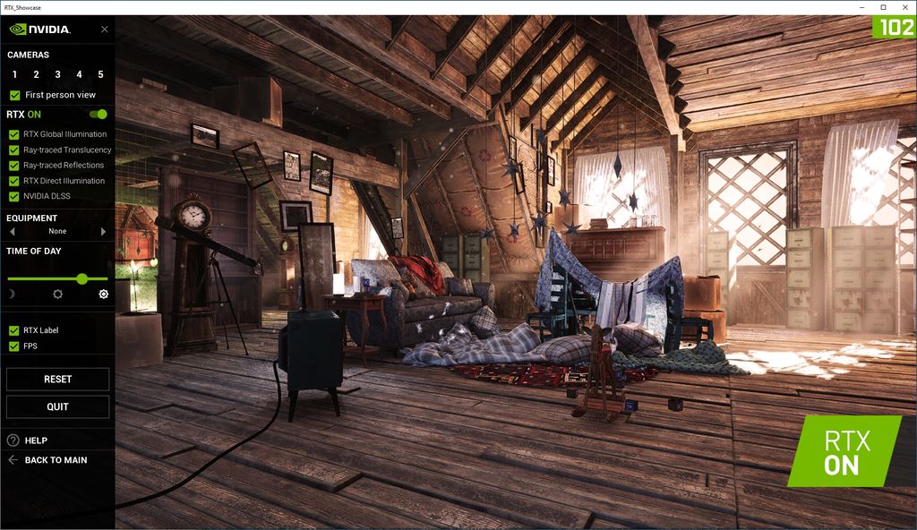 NVIDIA RTX tech-demo, ray tracing, unreal engine