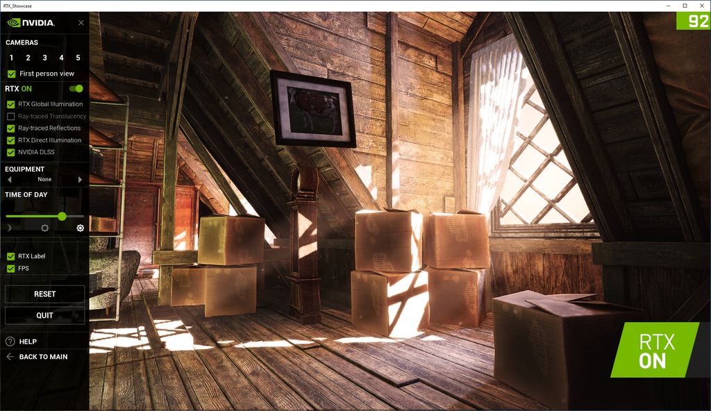NVIDIA RTX tech-demo, ray tracing, unreal engine