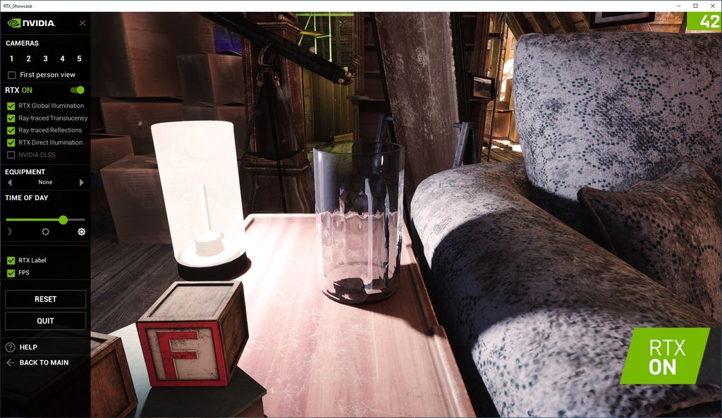 NVIDIA RTX tech-demo, ray tracing, unreal engine