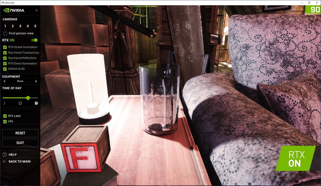NVIDIA RTX tech-demo, ray tracing, unreal engine