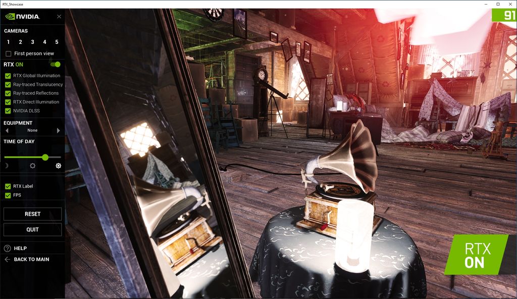 NVIDIA RTX tech-demo, ray tracing, unreal engine