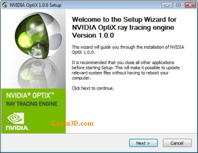 NVIDIA OptiX SDK