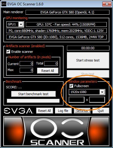 EVGA OC Scanner
