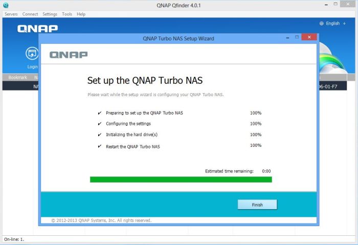 Qnap TS-221 NAS, QNAP Qfinder