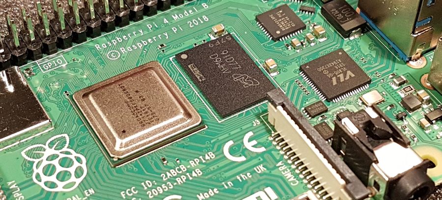 Raspberry Pi 4 board