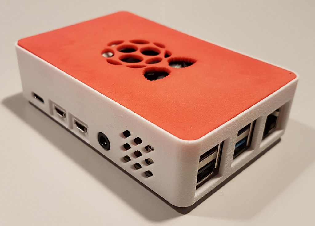 Raspberry Pi 4 3D printed case - desktop mode