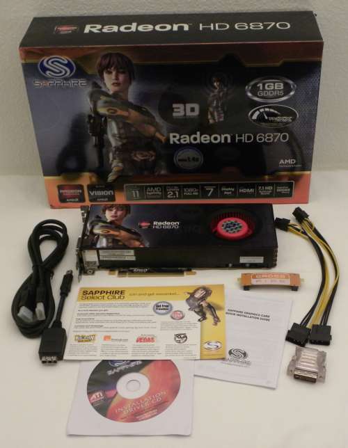 SAPPHIRE Radeon HD 6870 bundle