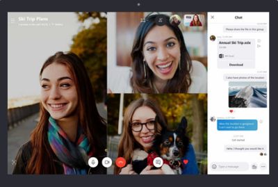 Skype screenshot